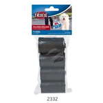 TRIXIE TX2332 SACCHETTI IGIENICI, NERI 4 ROTOLI DA 20PZ. TG.M