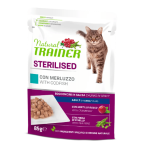 TRAINER NATURAL CAT BUSTA STERILIZZATO MERLUZZO GR 85