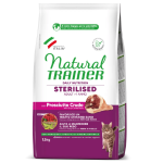 TRAINER NATURAL CAT STERILIZED PROSCIUTTO KG 1,5