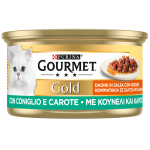 GOURMET GOLD DADINI CONIGLIO CAROTE GR 85