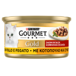 GOURMET GOLD DADINI POLLO FEGATO GR 85
