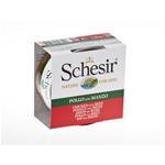 SCHESIR DOG CF 18 - 7682-4254 POLLO CON MANZO GR 150