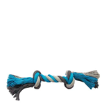 LEOPET NODO IN COTONE INTRECCIATO XXL GRIGIO/BLUE 45 cm