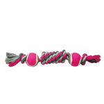 LEOPET PALLE DA TENNIS CON DUMMY CENTRALE IN CORDA DI COTONE GRIGIO