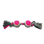 LEOPET NODO IN COTONE CON PALLA DA TENNIS CENTRALE GRIGIO/FUXIA 33