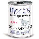 MONGE DOG LATTINA SOLO AGNELLO GR 400