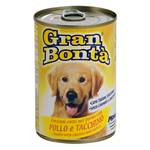 GRAN BONTA' DOG LATTINA BOCCONI POLLO E TACCHINO GR 400