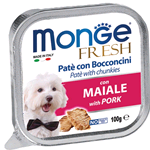 MONGE DOG VASCHETTA FRESH MAIALE GR 100