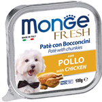 MONGE DOG VASCHETTA FRESH POLLO GR 100