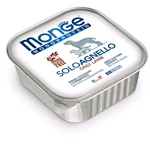 MONGE DOG VASCHETTA SOLO AGNELLO GR 150