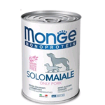 MONGE DOG LATTINA SOLO MAIALE GR 400