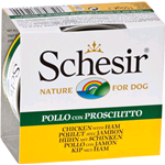 SCHESIR DOG CF 18 - 7683 POLLO E PROSCIUTTO GR 150