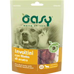OASY SNACK DOG INVOLTINI FILETTO ANATRA GR 100