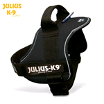TRIXIE TX150301 JULIUS-K9 PETTORINA,MIS.0/M-L:58-76CM,NERO