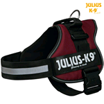 TRIXIE TX150400 JULIUS-K9 PETTORINA,MIS.1/L:66-85CM,BORDO'