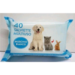 TRIXIE SALVIETTE MUSCHIO BIANCO PZ 40