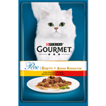 GOURMET PERLE DUETTI MANZO POLLO GR 85