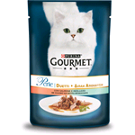 GOURMET PERLE DUETTI SALMONE MERLUZZO GR 85