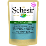 SCHESIR CAT BUSTA SOFT POLLO NASELLO GR 85*