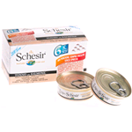 SCHESIR CAT MULTIPACK TONNO E SALMONE 6X 50 GR