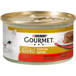 GOURMET GOLD TORTINI MANZO E POMODORI GR 85