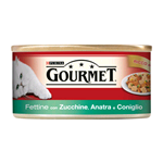 GOURMET RED FETTINE ANATRA CONIGLIO ZUCCHINE GR 195