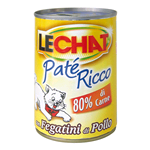 LECHAT CAT LATTINA PATE' FEGATINI DI POLLO LATTINA GR 400