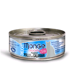 MONGE CAT LATTINA DELICATE POLLO CALAMARI GR 80