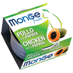 MONGE CAT LATTINA FRUITS POLLO CON PAPAYA GR 80