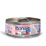 MONGE CAT LATTINA NATURAL TONNO POLLO GAMBERI GR 80