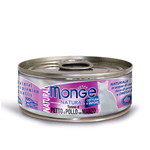MONGE CAT LATTINA NATURAL TONNO PETTO DI POLLO CON MANZO GR 80