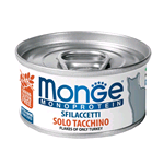 MONGE CAT LATTINA SFILACETTI MONOPROTEICO TACCHINO GR 80