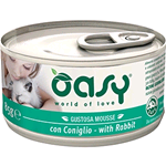 OASY CAT MOUSSE CONIGLIO GR 85