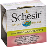 SCHESIR CAT LATTINA POLLO GAMBERETTI BRODO POLLO GR 70 CF 12