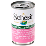 SCHESIR CAT LATTINA POLLO PROSCIUTTO GR 140*
