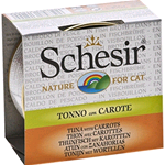 SCHESIR CAT LATTINA TONNO CAROTE BRODO PESCE GR 70 CF 12