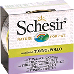 SCHESIR CAT LATTINA 7524-4524 TONNETTO FILETTI POLLO BRODO PESCE GR 70