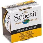 SCHESIR CAT LATTINA 7136-4011 TONNETTO SURIMI GELATINA NATURALE GR 85