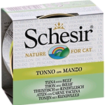 SCHESIR CAT LATTINA 7527-4527 TONNO MANZO BRODO PESCE GR 70