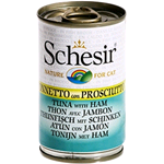 SCHESIR CAT LATTINA TONNO PROSCIUTTO GR 140