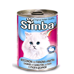 SIMBA CAT LATTINA BOCCONCINI FARAONA ANATRA GR 400