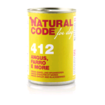 NATURAL CODE DOG 412 ANGUS,FARRO E MORE GR 400