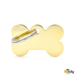 MY FAMILY TARGHETTA MEDAGLIA SMALL GOLDEN BRASS