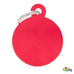 MYFAMILY CERCHIO L ALLUMINIO ROSSO BASIC