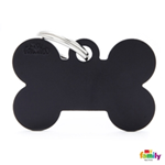 MY FAMILY TARGHETTA MEDAGLIA BIG BONE ALUMINUM BLACK