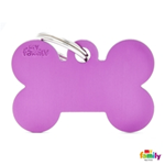 MY FAMILY TARGHETTA MEDAGLIA BIG BONE ALUMINUM PURPLE