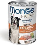 MONGE DOG LATTINA FRESH SENIOR TACCHINO GR 400