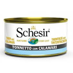 SCHESIR CAT LATTINA 7271-4271 TONNO CALAMARI GELATINA NATURALE GR 85