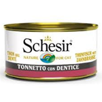 SCHESIR CAT LATTINA TONNO DENTICE JELLY GR 70 CF 12