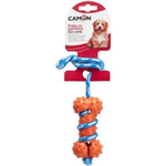 CAMON AD028/A GIOC.CANE-RUBBER BONE CON CORDA 6P